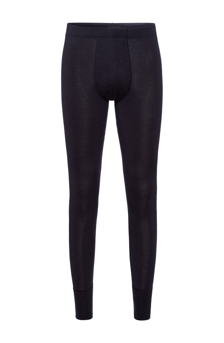 Hanro Silk Cashmere Longleg, Main, color, Black