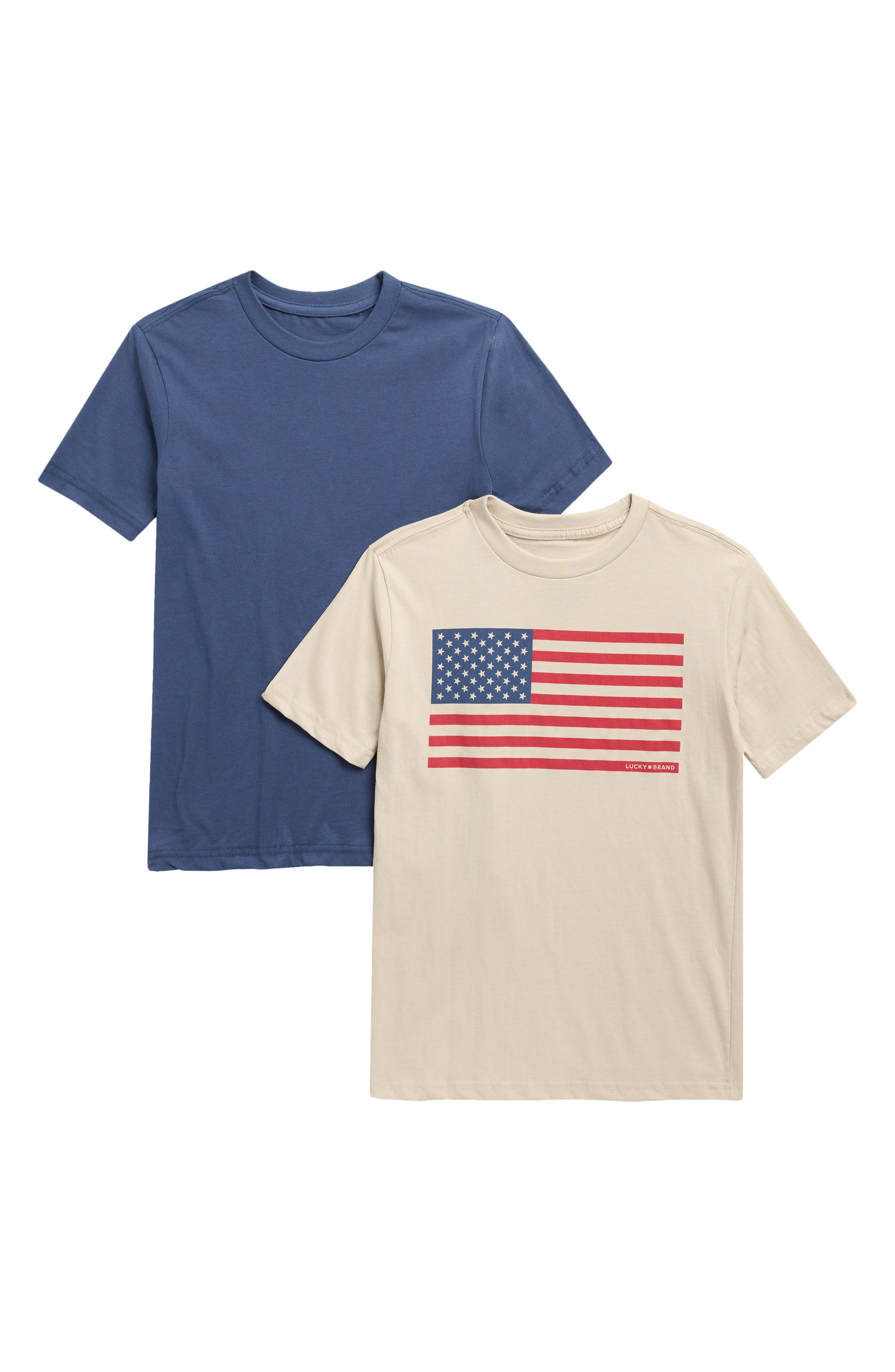 Lucky Brand Lucky 2-Pack Flag Tee Set