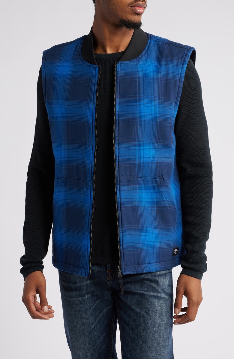 Vans Talbot Reversible Zip Vest, Main, color,