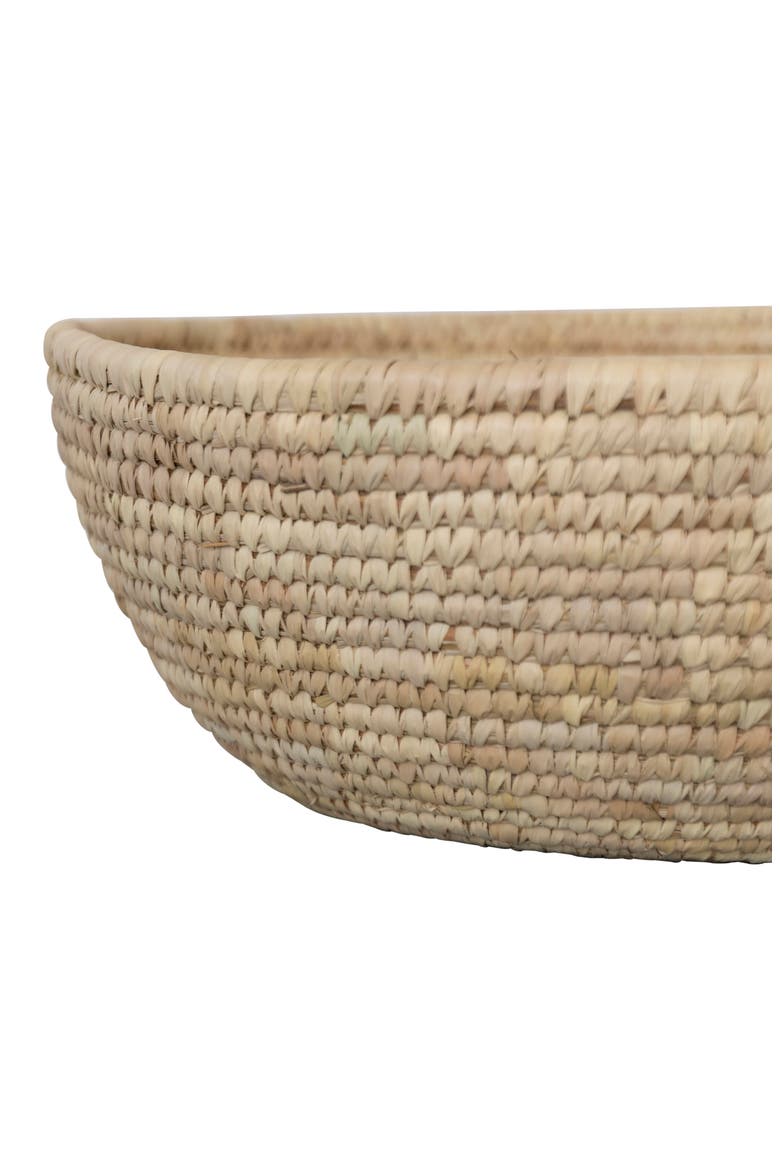 Jumbo Palm Bowl, Alternate, color, NATURAL