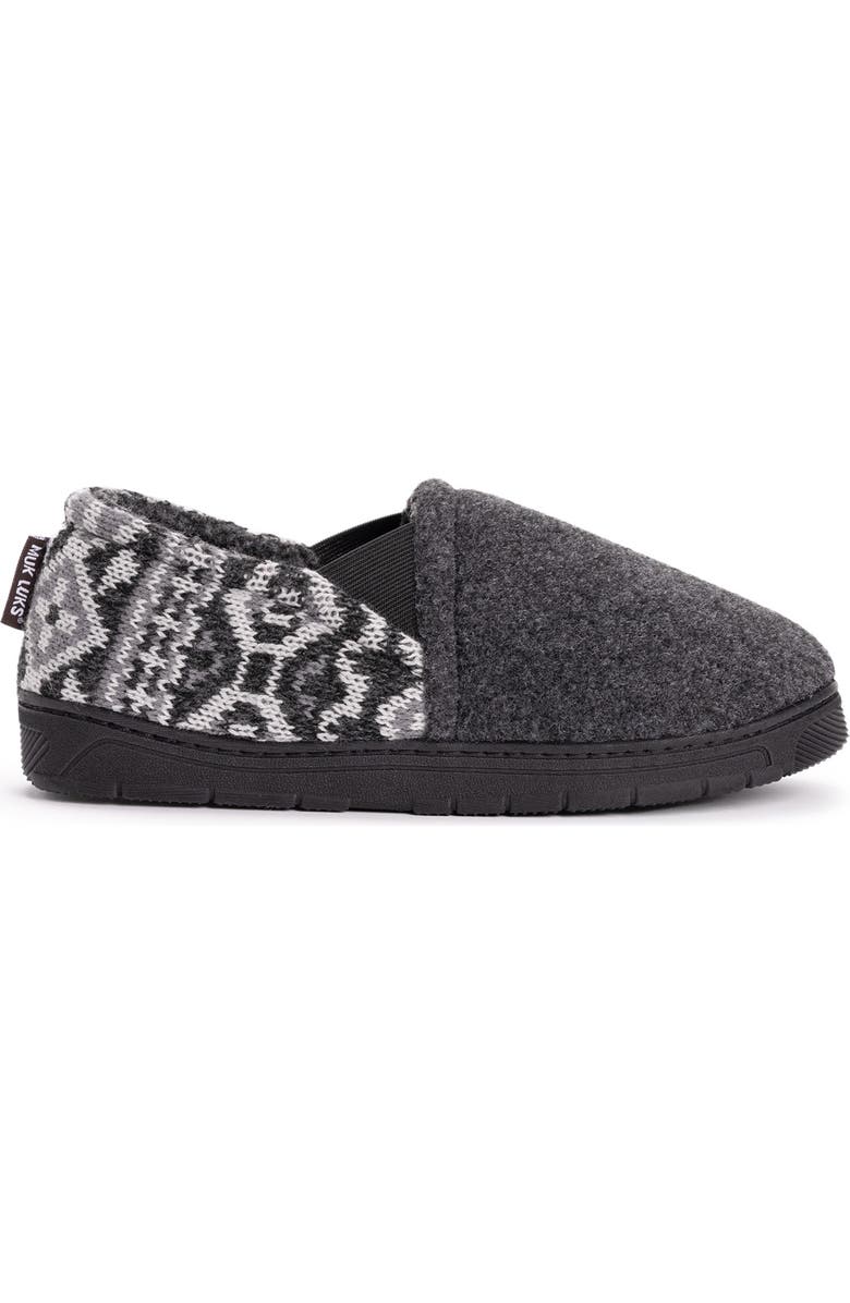 MUK LUKS Kristof Faux Shearling LIned Slipper, Alternate, color,