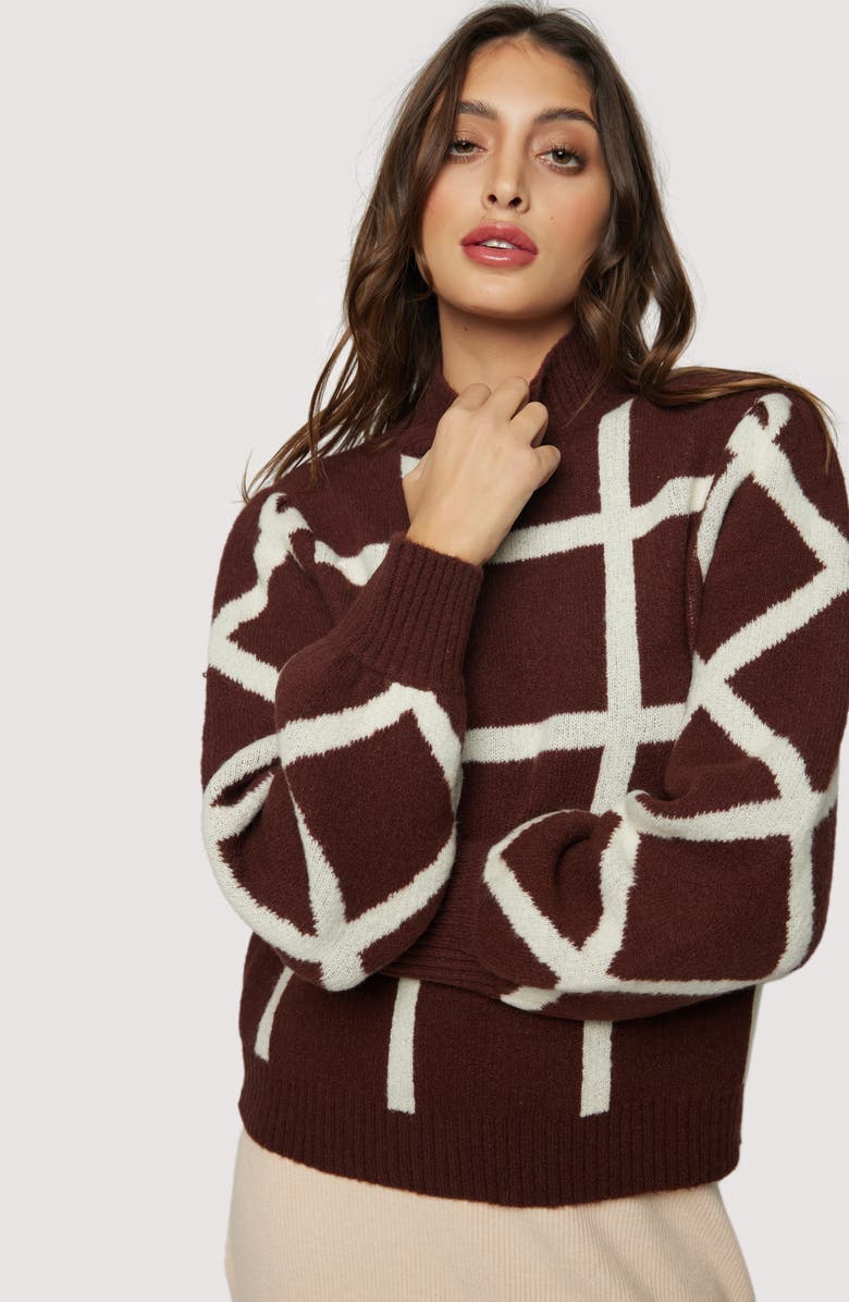 Lost + Wander Off the Grid Sweater, Alternate, color, 