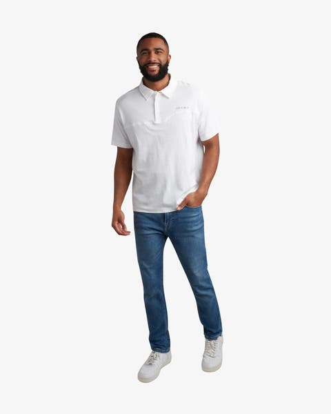 Men Short Sleeve Interlock Polo