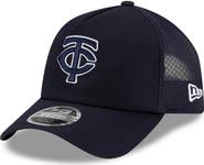 New Era Men's New Era Navy Minnesota Twins 2026 Batting Practice Apex 9FORTY Adjustable Trucker Hat