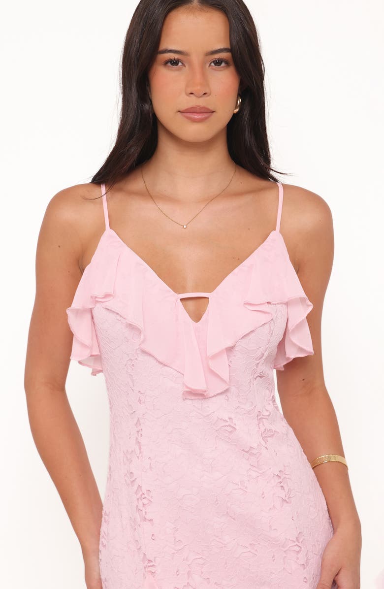 Petal & Pup Jamielee Lace Maxi Dress, Alternate, color, Pink