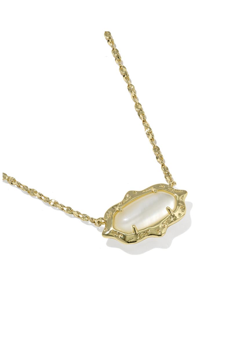 Elisa Scallop Pendant Necklace, Alternate, color, GOLD NATURAL MOTHER OF PEARL