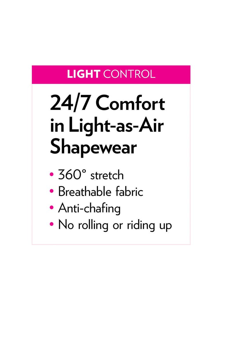 Secret Solutions Invisible Shaper Light Control All-In-One Shaper, Alternate, color, Black