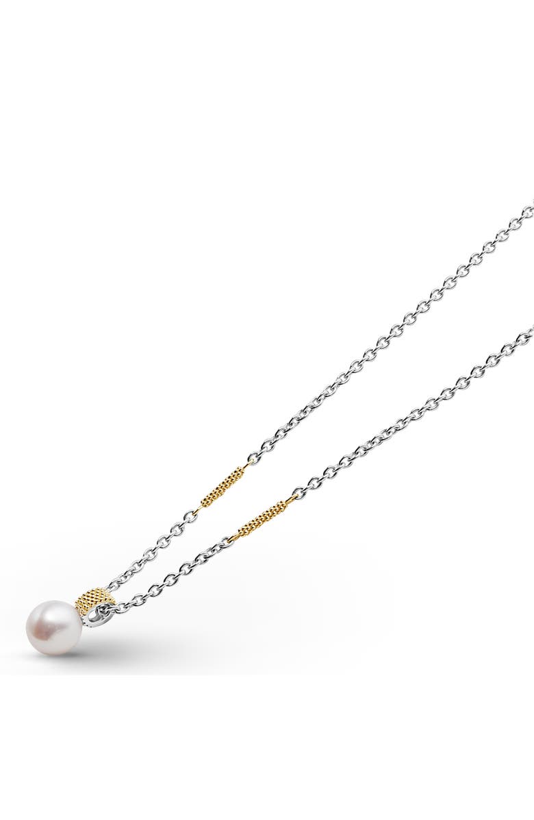LAGOS Luna Freshwater Pearl Pendant Necklace, Alternate, color, Luna Pearl