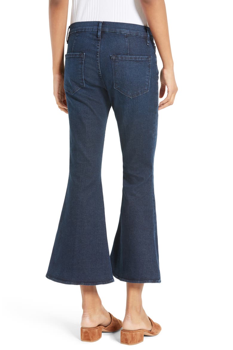 Le Crop Bell Lace-Up Jeans (Nordstrom Exclusive), Alternate, color, HAYWORTH