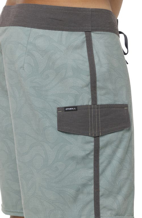 O'neill Line-up 17 Board Shorts In Green
