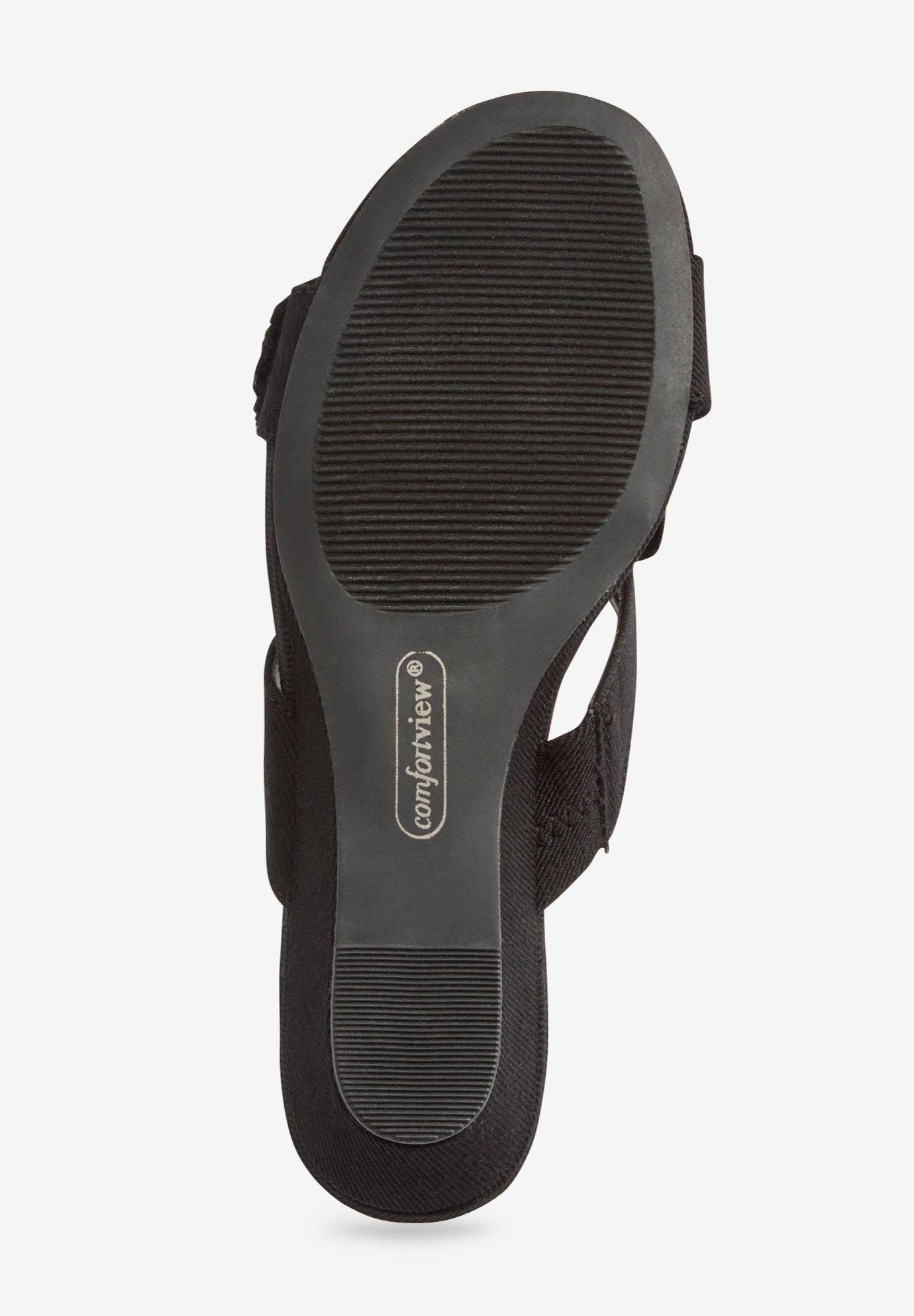 Comfortview The Carmen Slip On Mule, Alternate, color, Black