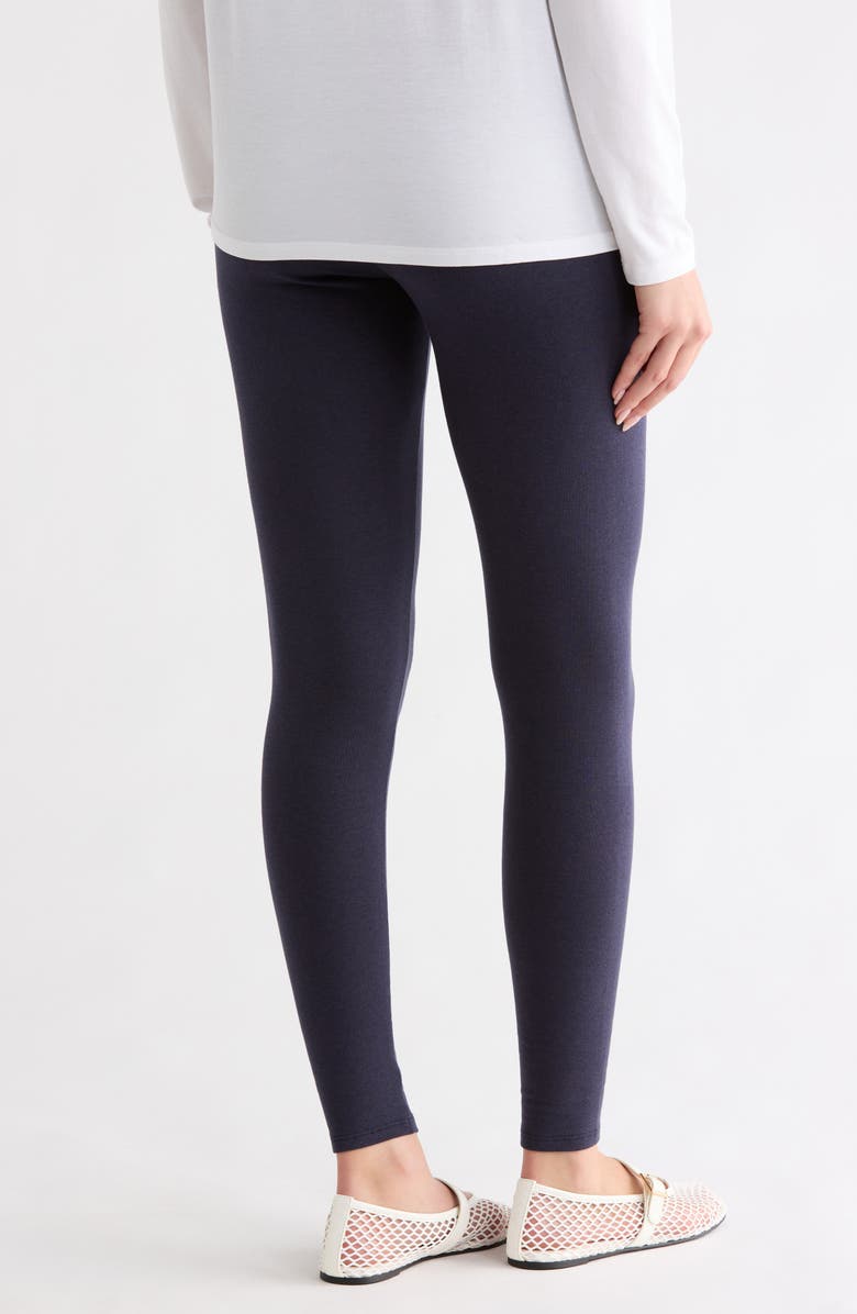 Eileen Fisher Ankle Leggings, Alternate, color, Ink