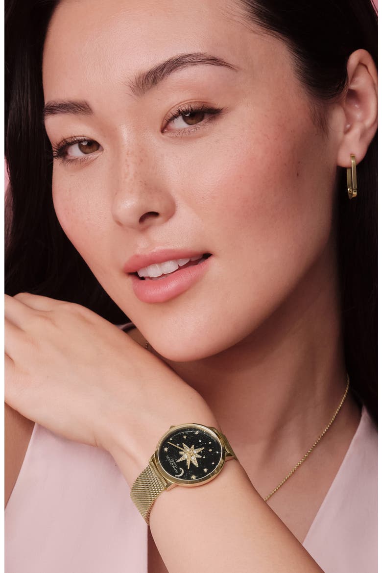 Celestial Nova Bracelet Watch, 35mm, Alternate, color, GOLD/ BLACK