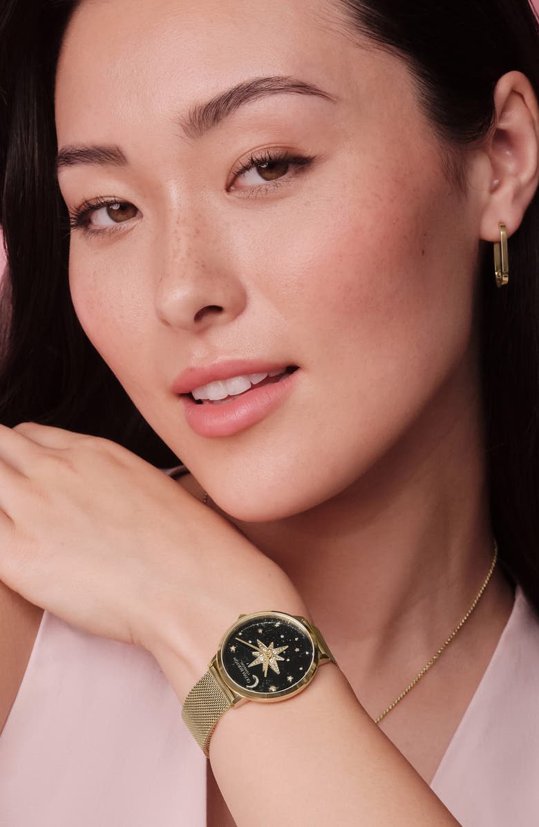 Olivia Burton Celestial Nova Bracelet Watch, 35mm, Alternate, color, 