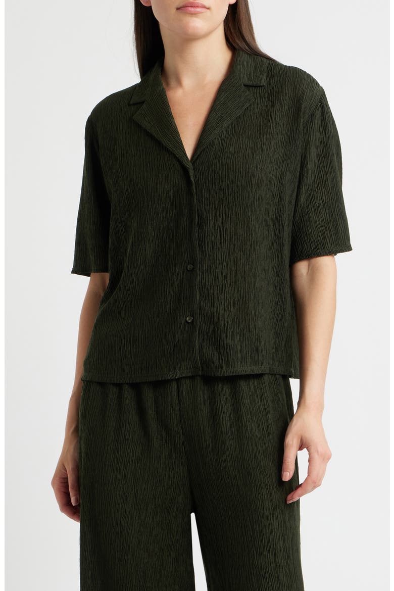 Texture Elbow Sleeve Shirt, Main, color, SEAWD