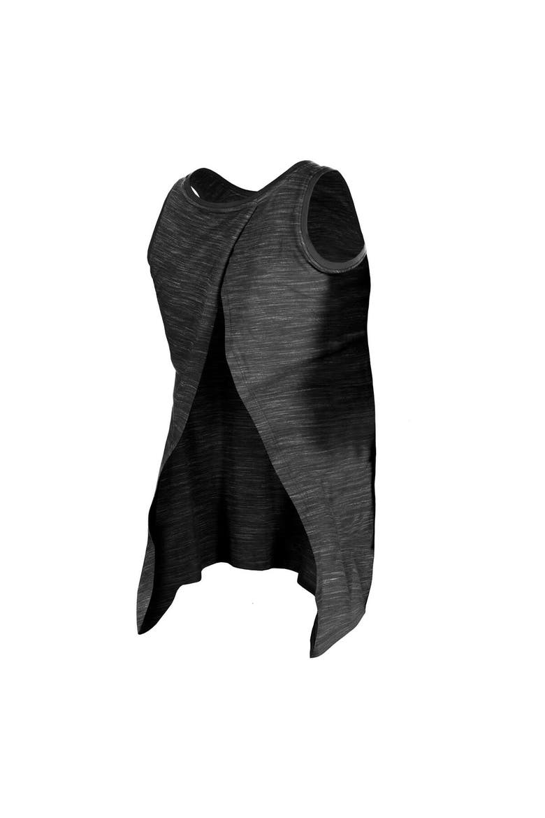 Women's 5th & Ocean by New Era Black Austin FC Athletic Cross Back Tank Top, Alternate, color, Black