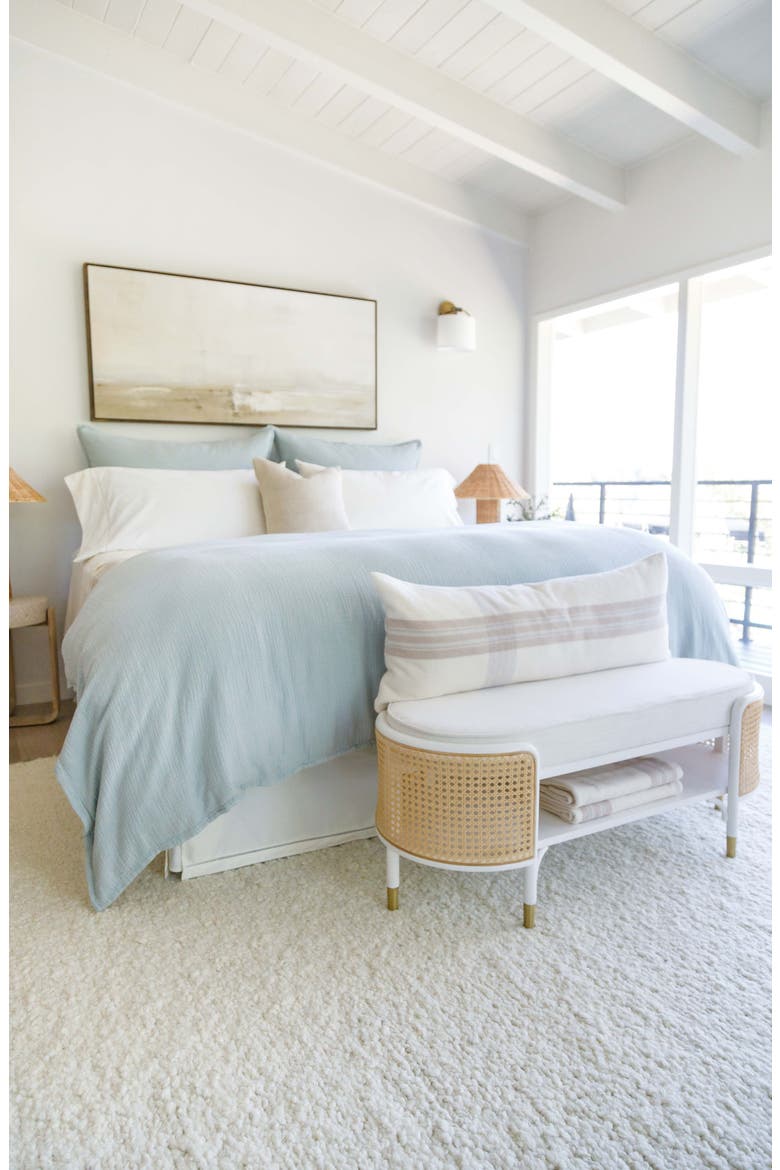 Geneva Bed Blanket, Alternate, color, IVORY/ TAUPE