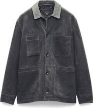 rag & bone Graham Suede Chore Jacket