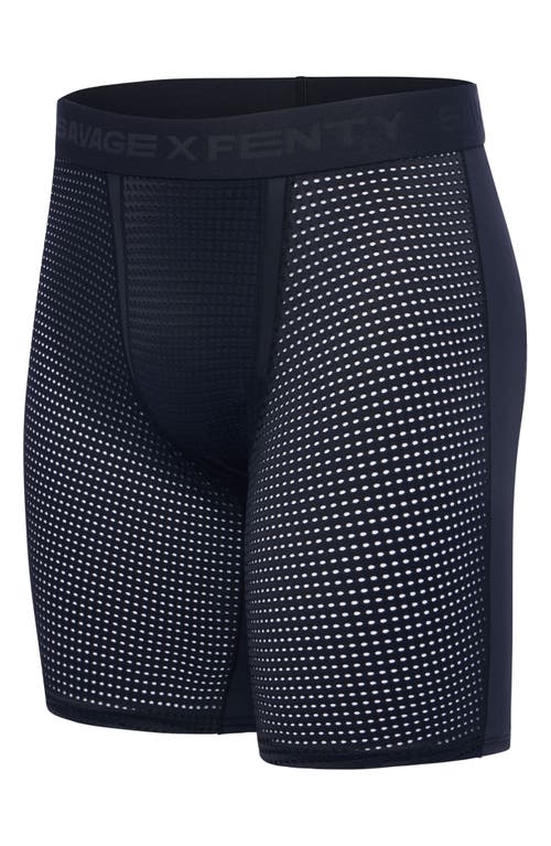 Savage X Fenty Shadow Fit Long Boxer Briefs In Black
