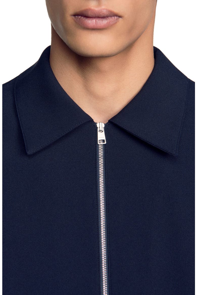 Zipped shirt, Alternate, color, Navy blue