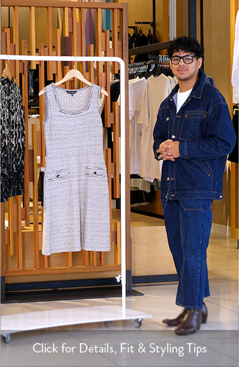 x Tanya Foster Shimmer Tweed A-Line Dress, sales video thumbnail