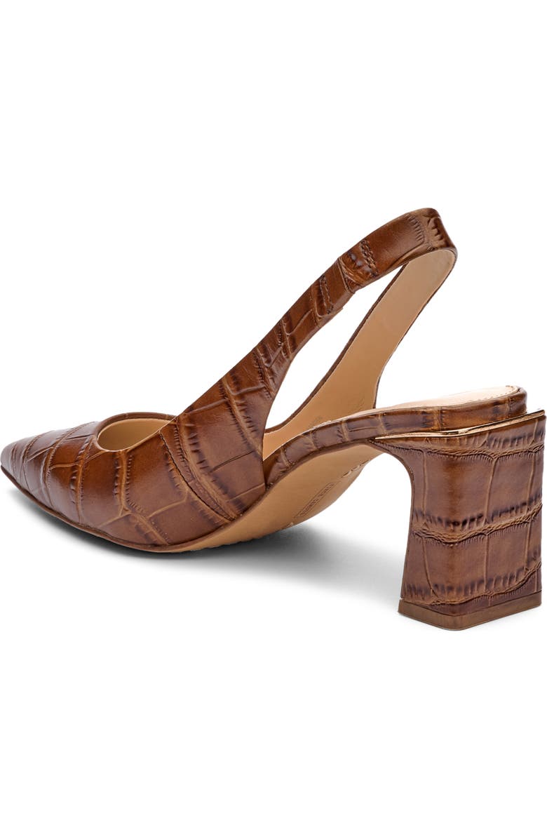 Vince Camuto Hamden Pointed Toe Slingback Pump, Alternate, color, Barn Brown