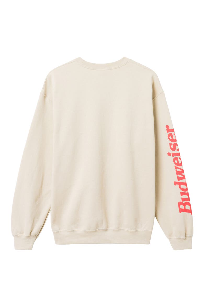 Bud Stripe Graphic Sweatshirt, Alternate, color, SAND