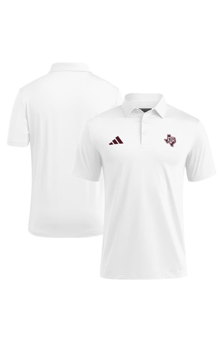 adidas Men's adidas White Texas A&M Aggies Ultimate 365 Polo, Main, color, White