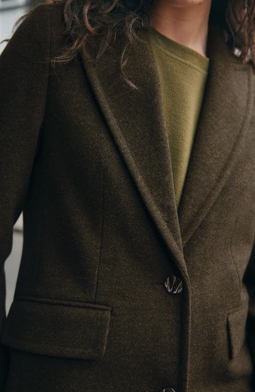 Next Longline Coat In Green