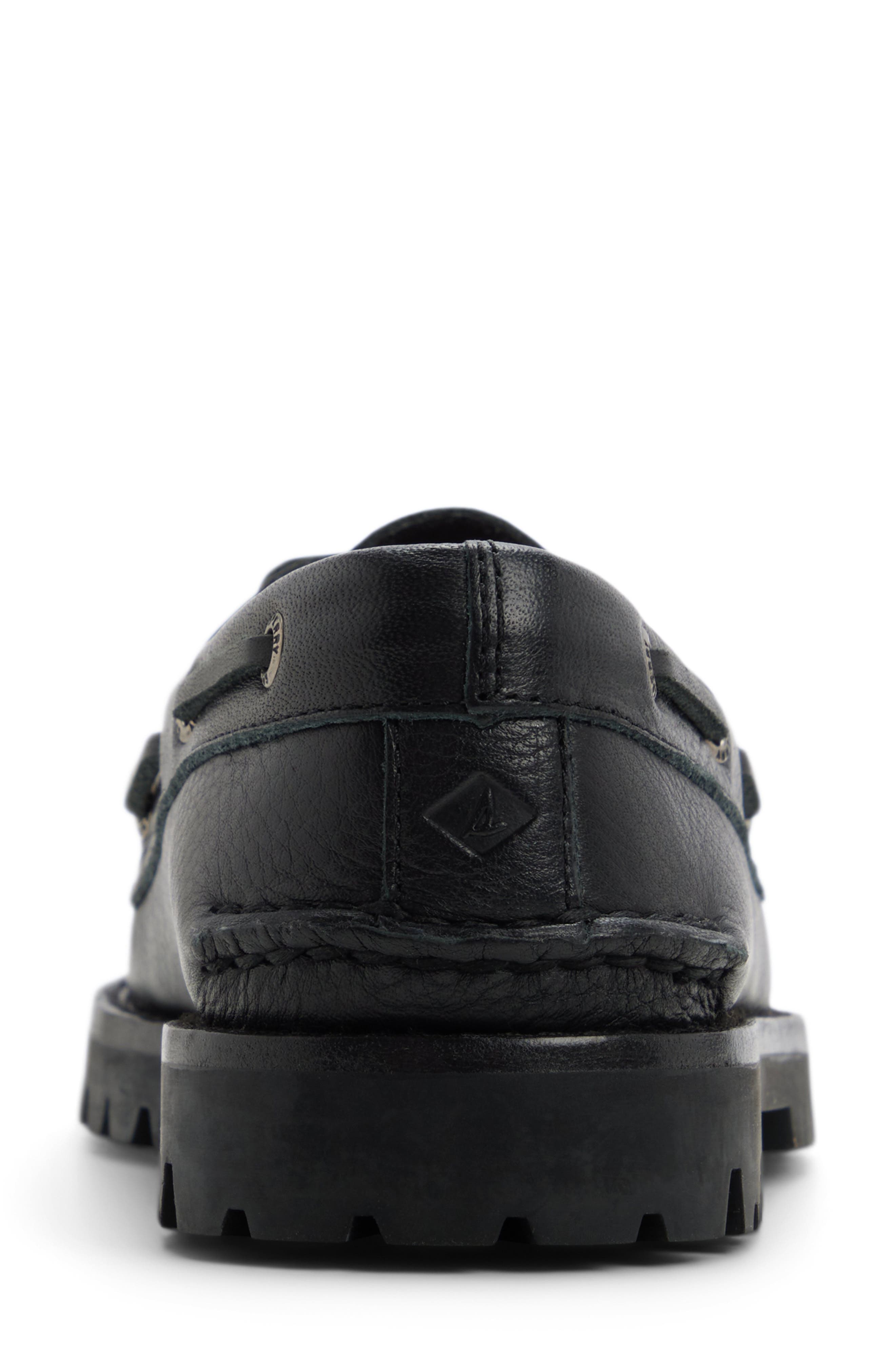 Sperry Authentic Original Lug Boat Shoe, Alternate, color, Black