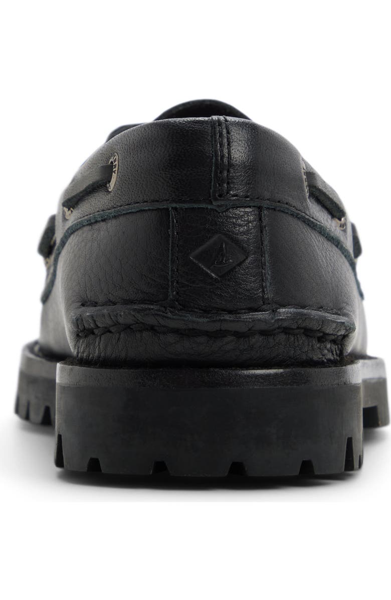 Sperry Authentic Original Lug Boat Shoe, Alternate, color, Black