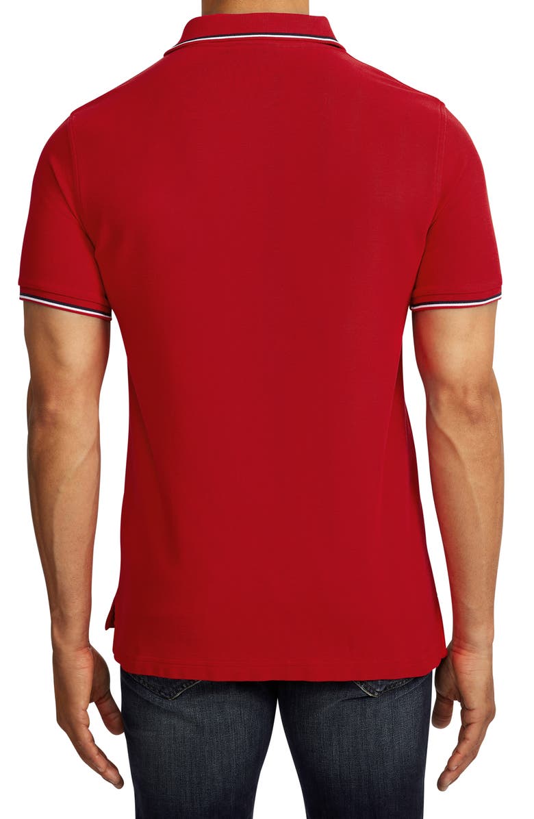 Psycho Bunny St. Lucia Tipped Piqué Polo, Alternate, color, 