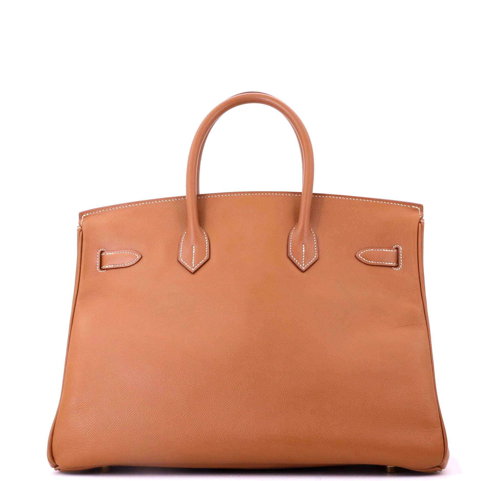 Pre-Owned Hermes Birkin Handbag Brown Courchevel with Gold Hardware 35, Alternate, color, Gold