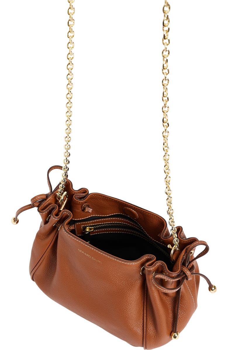 GERARD DAREL Le Mini 24 Shoulder Drawstring Pouch Bag, Alternate, color, Tan