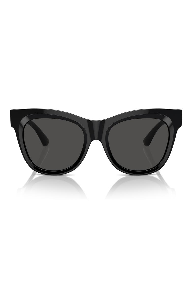 Evolution 54mm Cat Eye Sunglasses, Main, color, BLACK