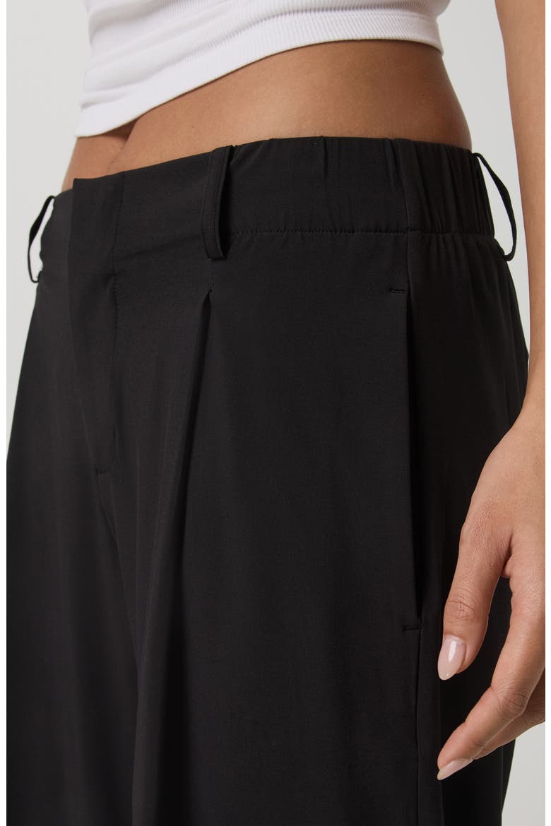 Villa Wide Leg Trousers, Alternate, color, BLACK