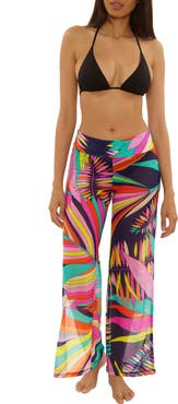 Trina Turk Paralia Mesh Cover-Up Pants