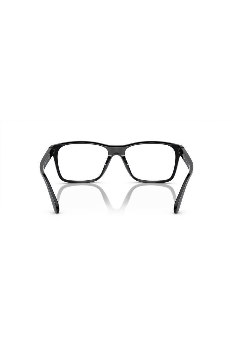 Ralph Lauren 56mm Rectangle optical glasses, Alternate, color, Black