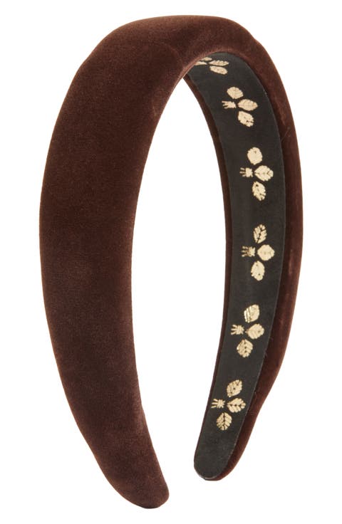 Adaline Padded Velvet Headband