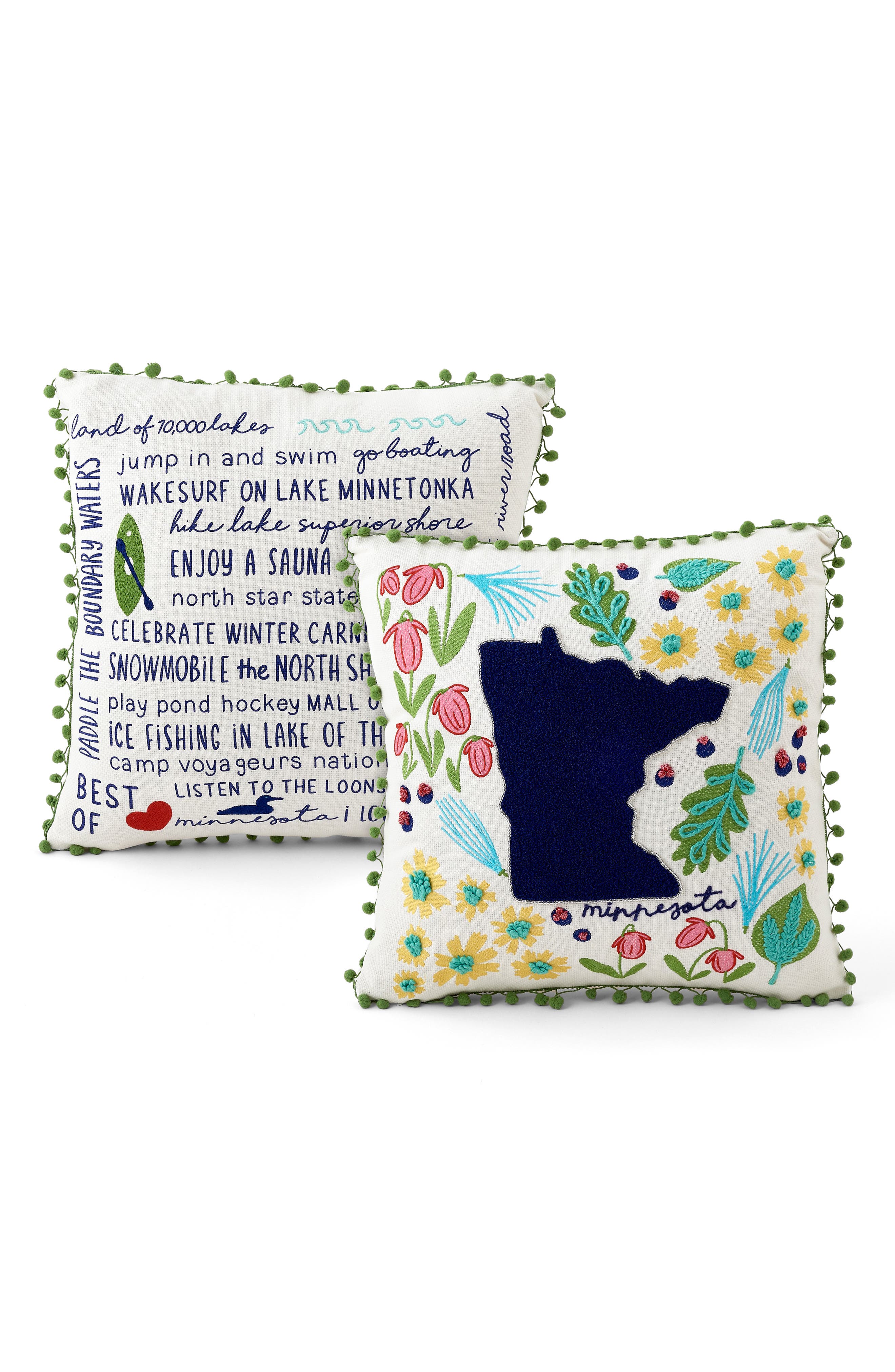 ONE HUNDRED 80 DEGREES Minnesota Bloom Accent Pillow | Nordstromrack