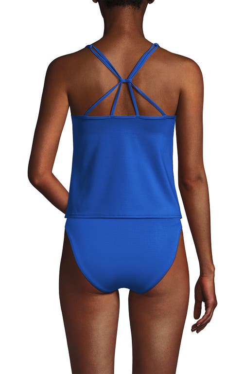 Lands' End Tugless Quickdry Adjustable Strappy Back Tankini Top