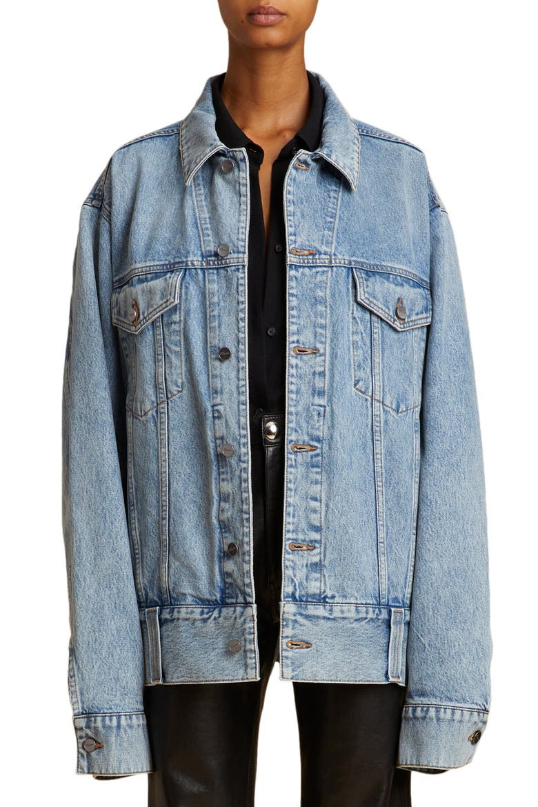 Grizzo Oversize Denim Jacket, Main, color, BRYCE