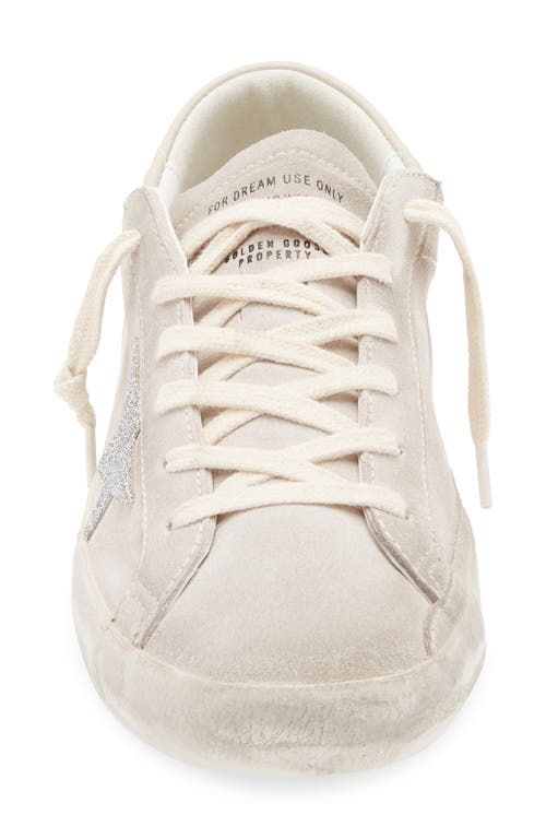 Golden Goose Super-star Sneaker In Grey/silver