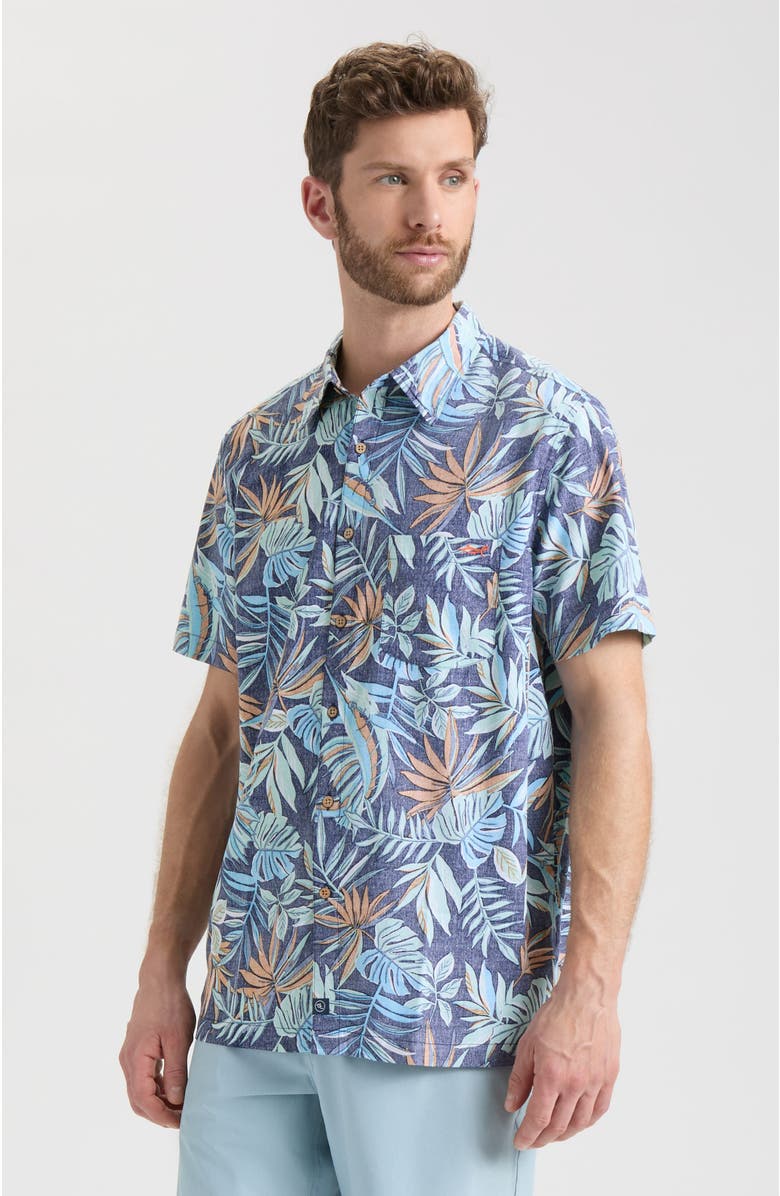 Salt Life Canopy Short Sleeve Button Down, Alternate, color, 