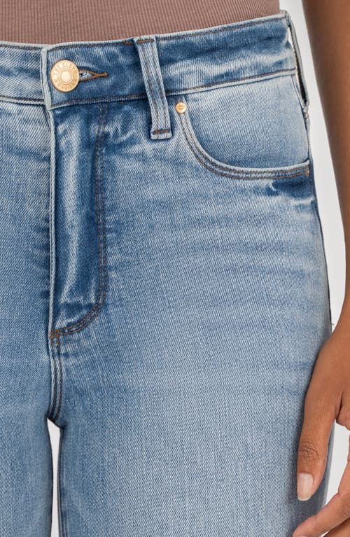 Kut From The Kloth Ana Fab Ab Mid Rise Flare Jeans In Blue