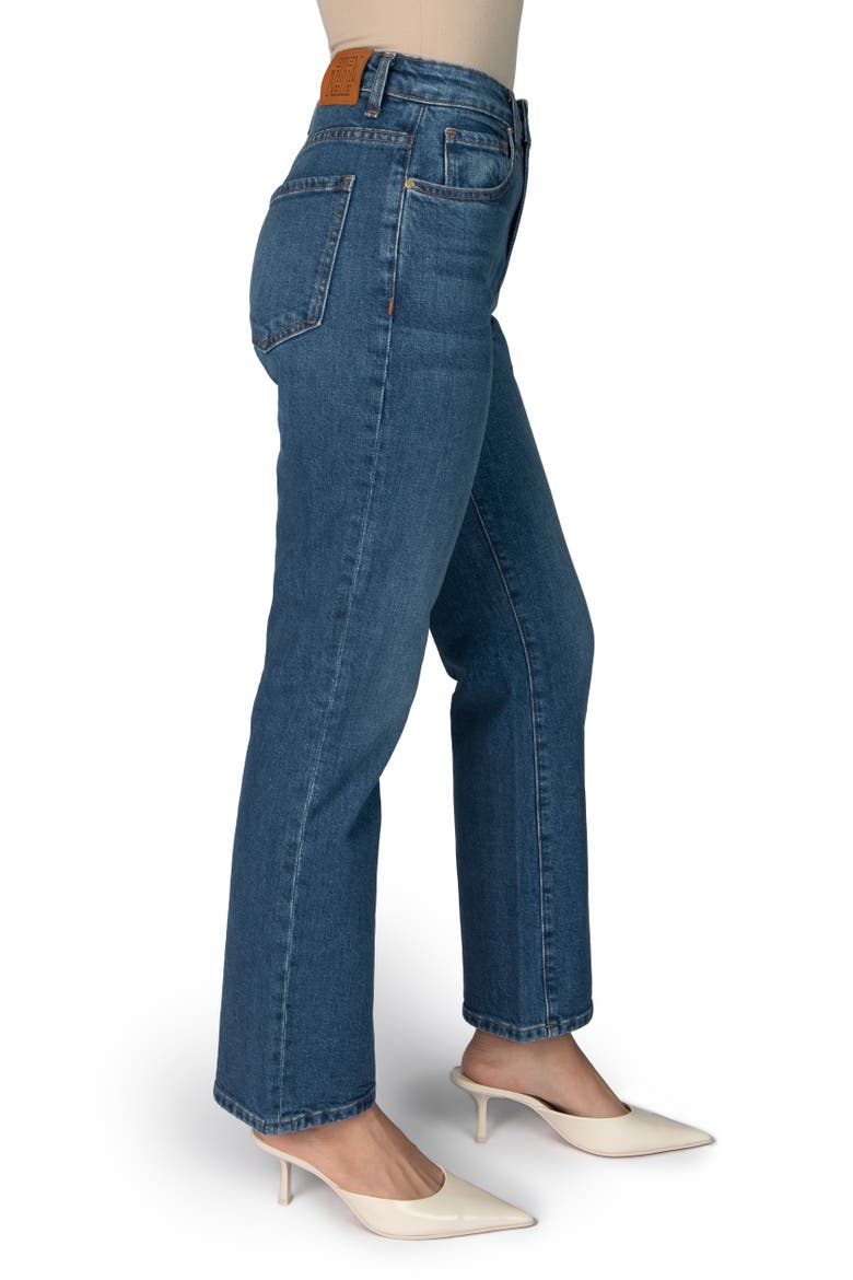 The Kate Petite Straight Leg Jean, Alternate, color, Sapphire
