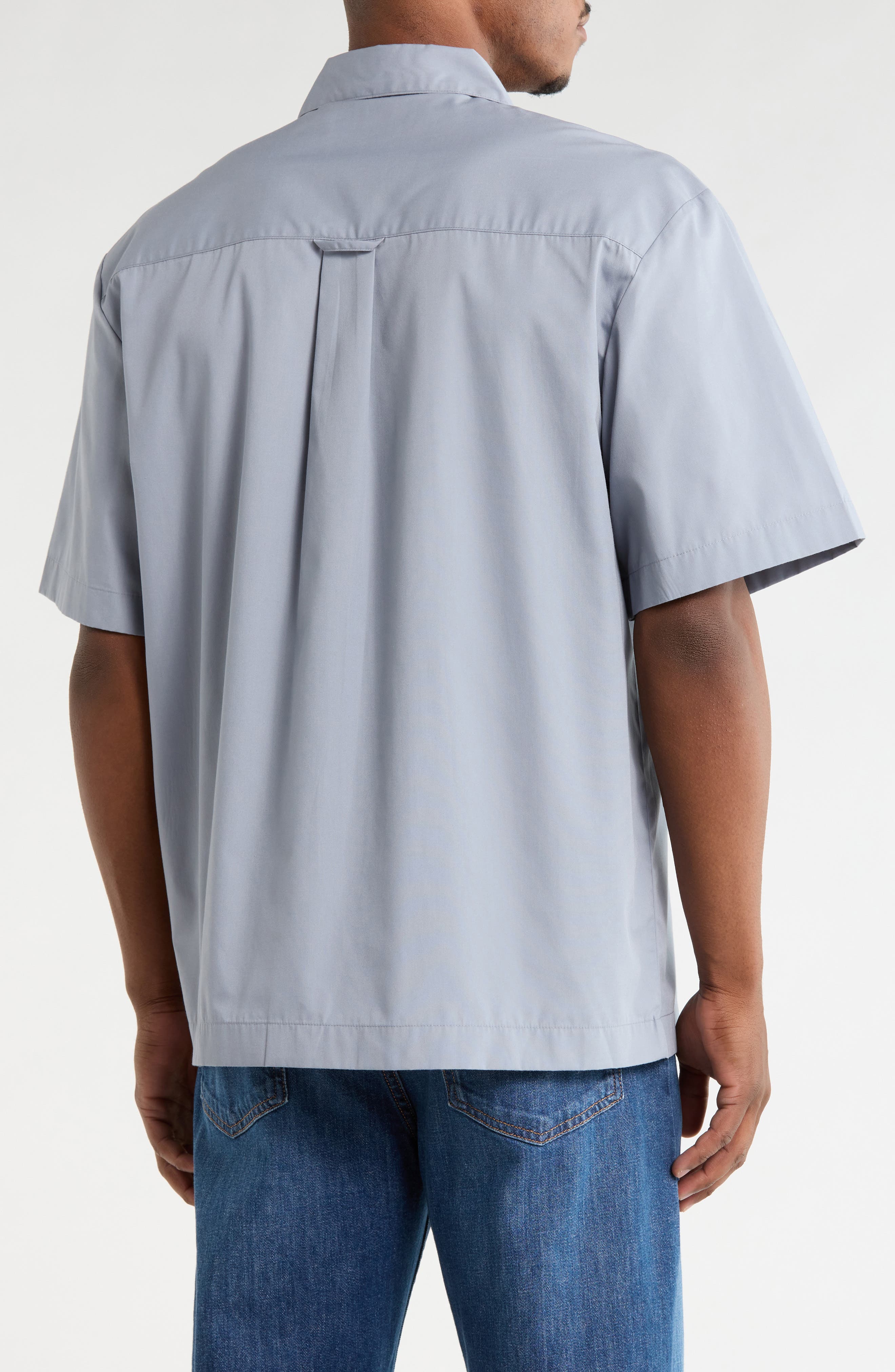 Craft Short Sleeve Poplin Button-Up Work Shirt - image 4