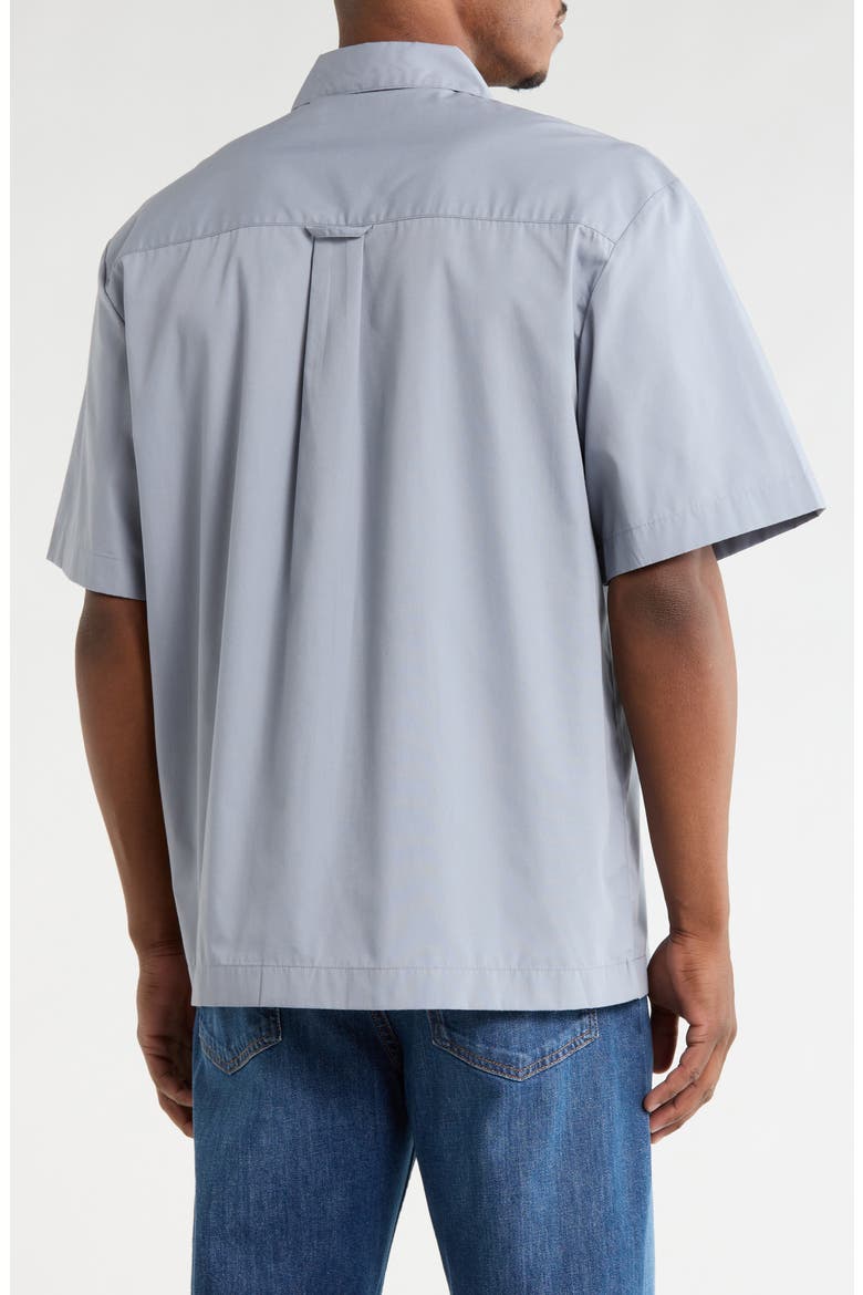 Craft Short Sleeve Poplin Button-Up Work Shirt, Alternate, color, MIRROR
