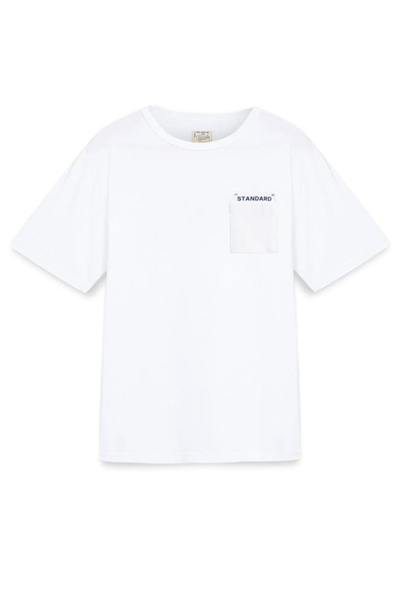 Fortela Fifties Style Pocket T-Shirt, Main, color, White