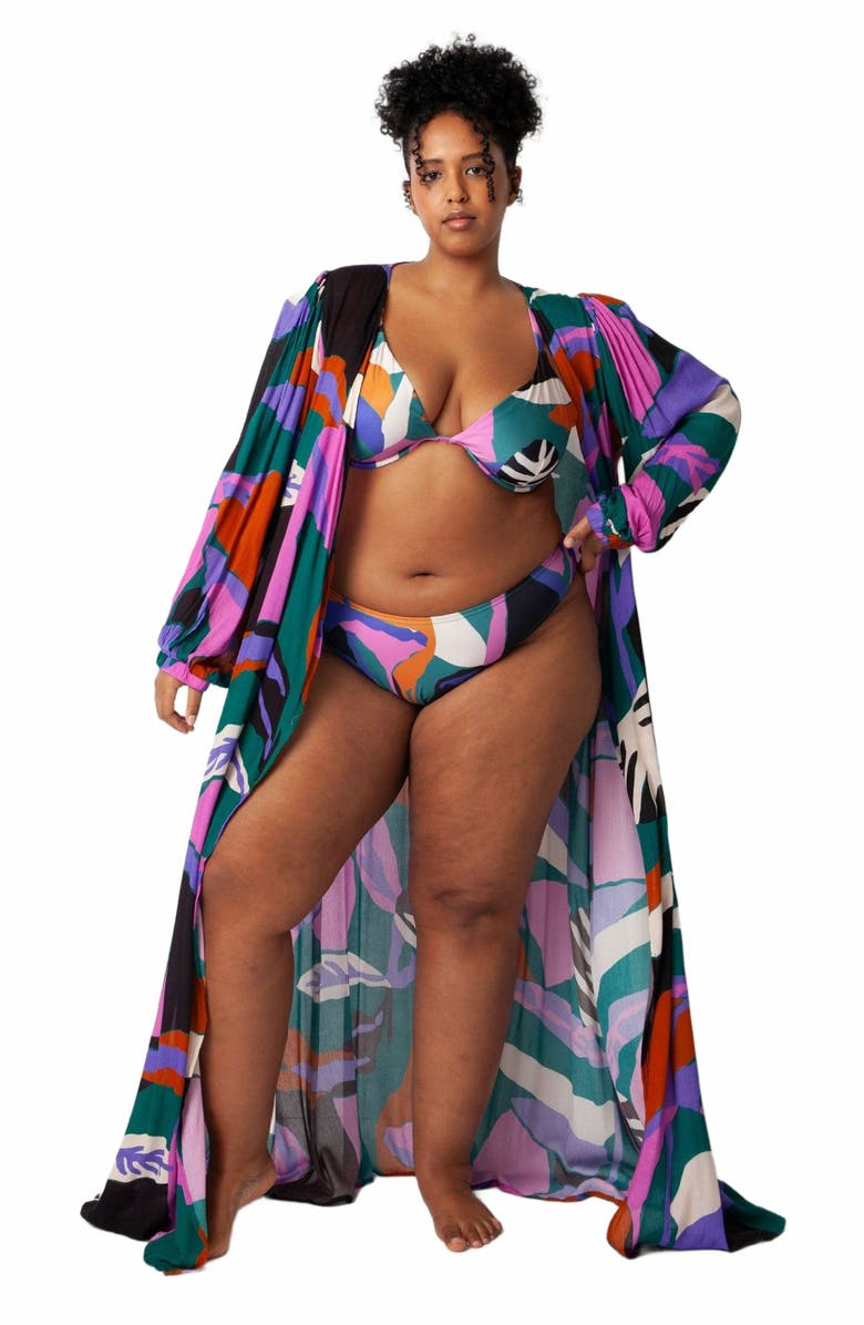 Villa Fresca Serena Cover Up, Alternate, color, 